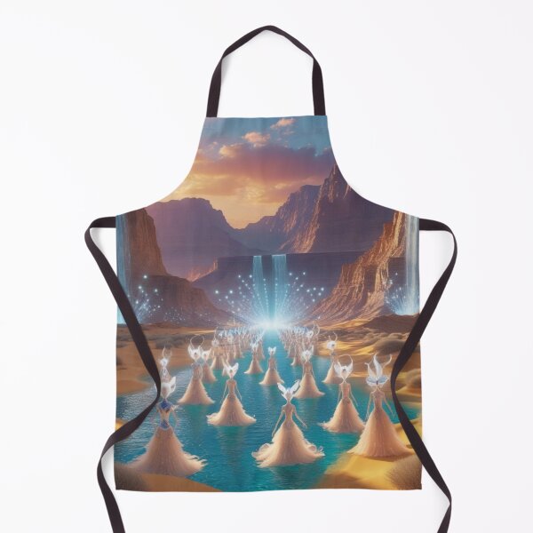 Item preview, Ethereal Desert Runway With Magical Waterfalls designed and sold by Dream Output .