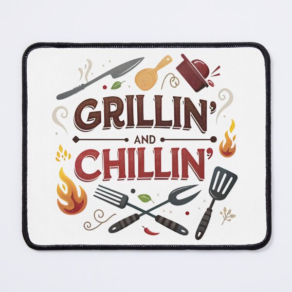 Item preview, Grillin' and Chillin' designed and sold by GogoGrove.