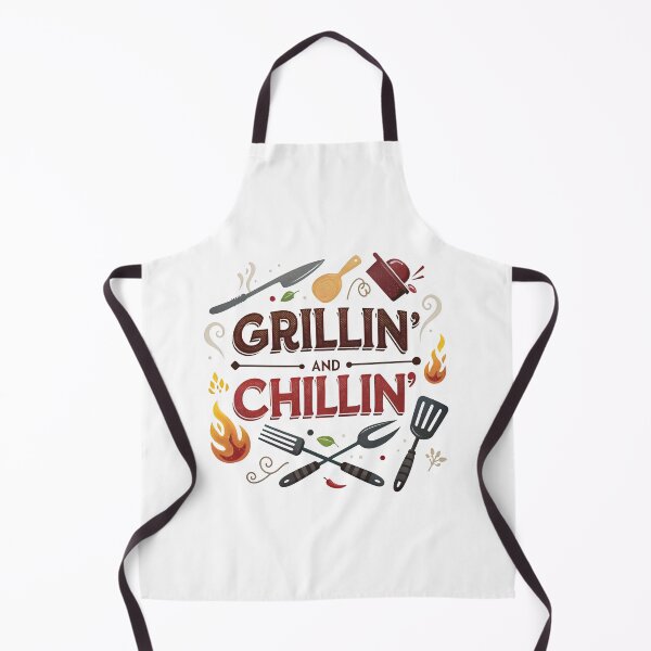 Item preview, Grillin' and Chillin' designed and sold by GogoGrove.