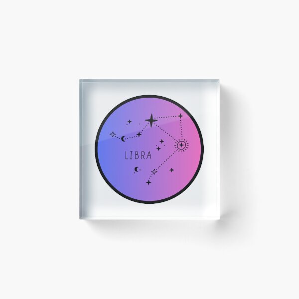 Item preview, Libra Zodiac Logo with Constellation Gradient designed and sold by Midnight789.