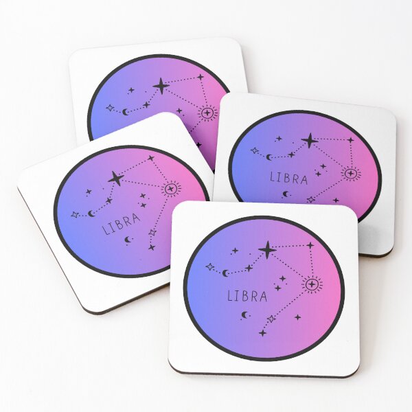 Item preview, Libra Zodiac Logo with Constellation Gradient designed and sold by Midnight789.