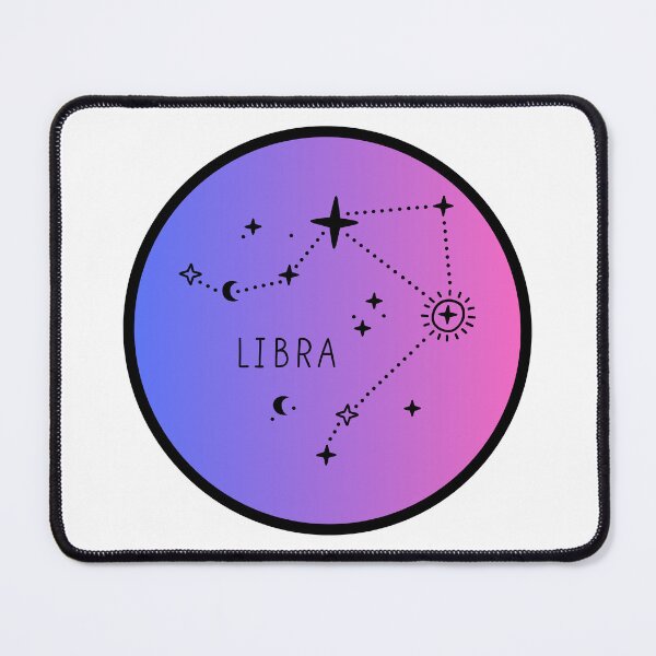 Item preview, Libra Zodiac Logo with Constellation Gradient designed and sold by Midnight789.