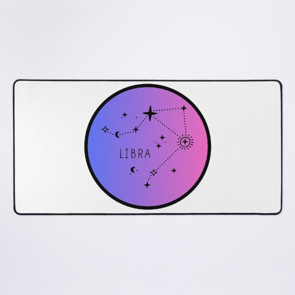 Item preview, Libra Zodiac Logo with Constellation Gradient designed and sold by Midnight789.