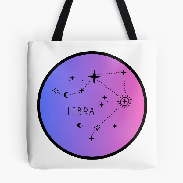 Item preview, Libra Zodiac Logo with Constellation Gradient designed and sold by Midnight789.