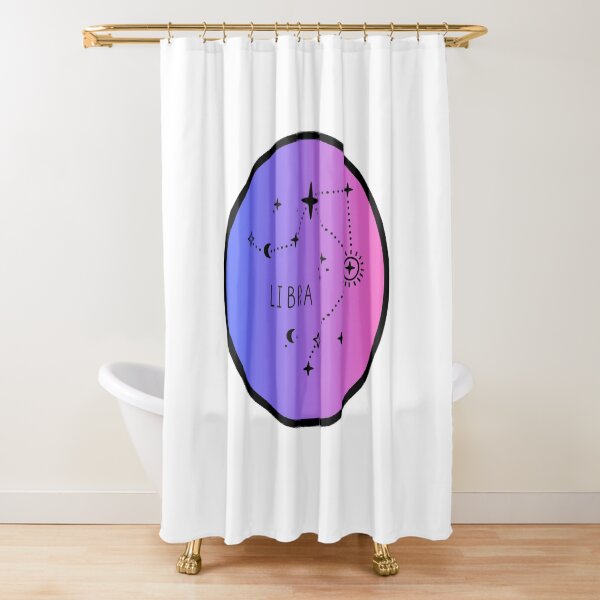 Item preview, Libra Zodiac Logo with Constellation Gradient designed and sold by Midnight789.