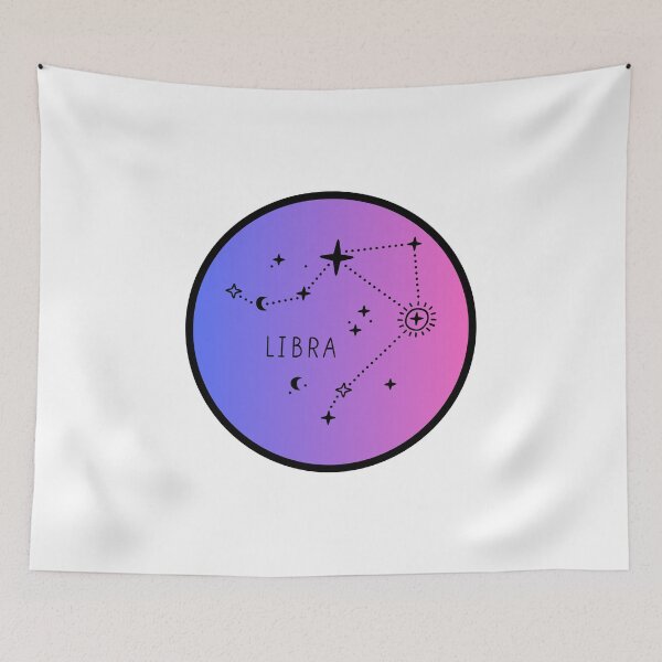 Item preview, Libra Zodiac Logo with Constellation Gradient designed and sold by Midnight789.