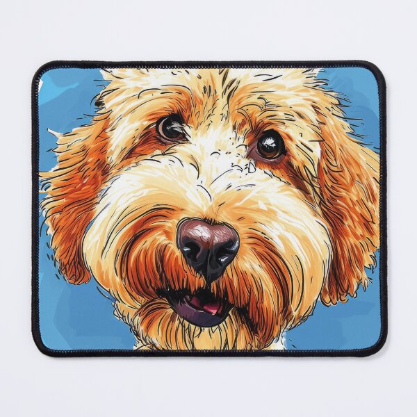 Item preview, Cute Doodle Goldendoodle Labradoodle Cartoon Dog designed and sold by Bichon Boutique.