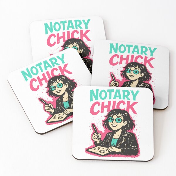 Item preview, Notary Chick - Cool Retro Notary Public Cartoon Tee designed and sold by NotaryLife.