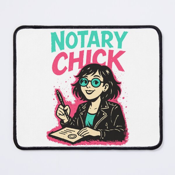 Item preview, Notary Chick - Cool Retro Notary Public Cartoon Tee designed and sold by NotaryLife.