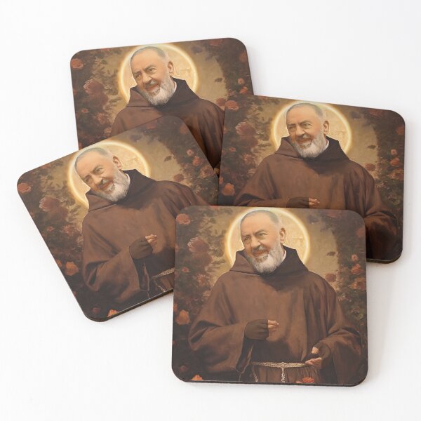 Item preview, Saint Padre Pio designed and sold by SanctifiedSouls.