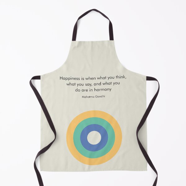 Item preview, Happiness Harmony Mahatma Gandhi Quote India Peace designed and sold by kakarikihill.