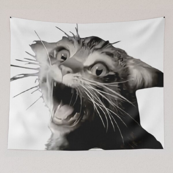 Item preview, Scary Cat Artwork  designed and sold by 3triadstore.