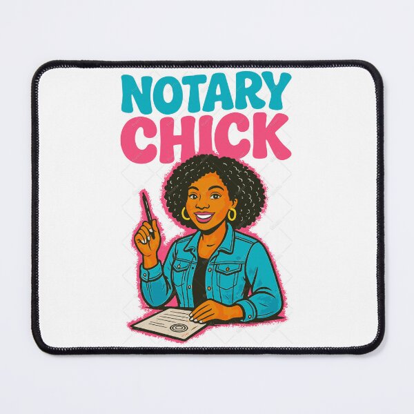 Item preview, Notary Chick - Cool Retro Notary Public Cartoon Tee designed and sold by NotaryLife.