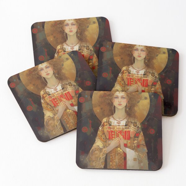 Item preview, Saint Ursula designed and sold by SanctifiedSouls.