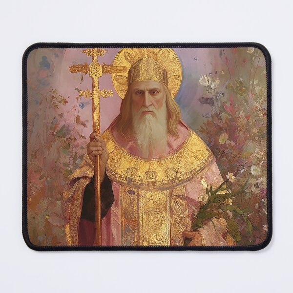 Item preview, Saint Thorlak of Iceland designed and sold by SanctifiedSouls.