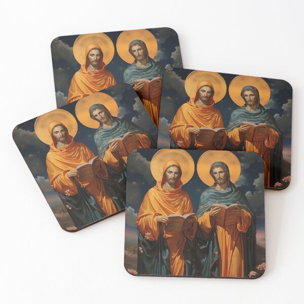 Item preview, Saints Cosmas and Damian designed and sold by SanctifiedSouls.