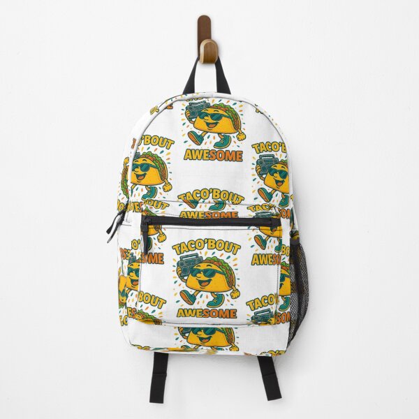 Item preview, Taco 'Bout Awesome – Funny Dancing Taco with Boombox T-Shirt designed and sold by LuckyFoxMerch.