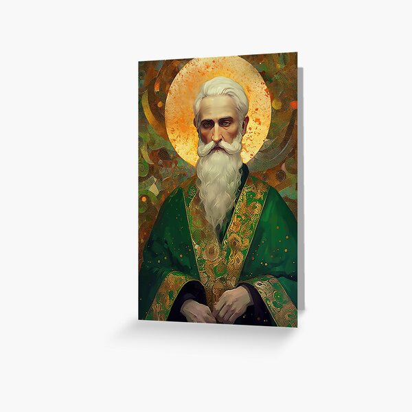 Item preview, Saint Patrick designed and sold by SanctifiedSouls.