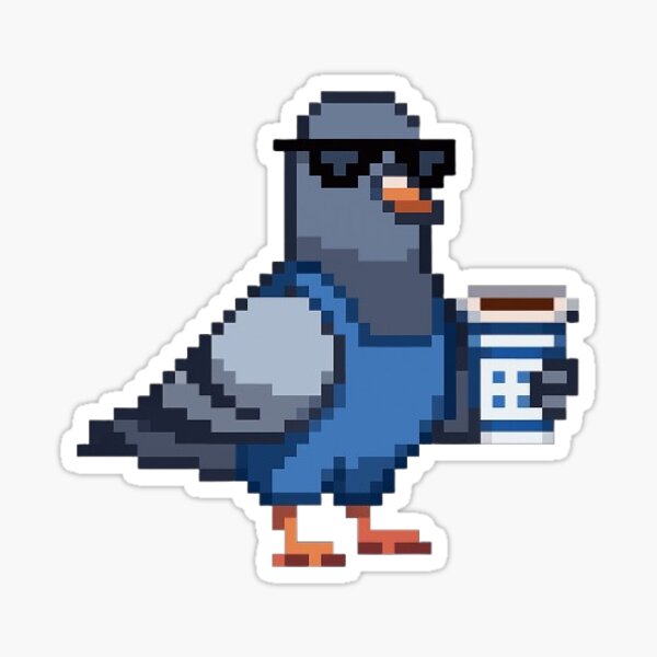 Item preview, New Yorker Pigeon designed and sold by BlushingOtter.