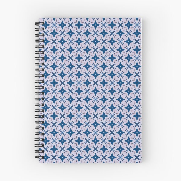 Item preview, Modern Abstract Navy Blue Floral Geometric Lattice Pattern designed and sold by PenguinWinter.