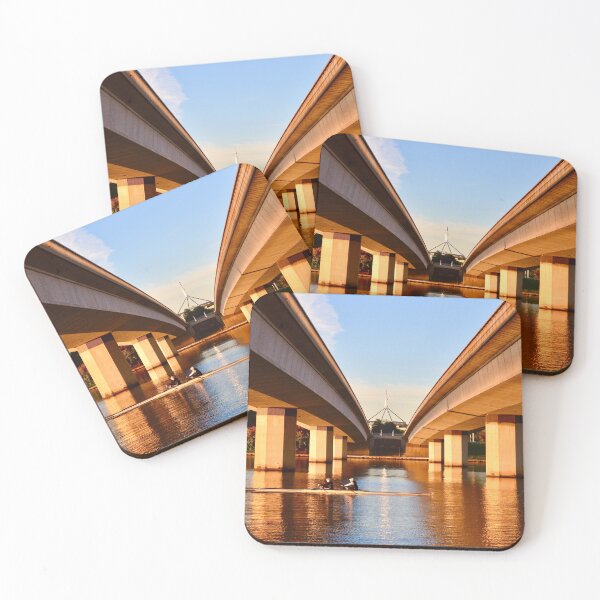 Item preview, Remando temprano por la mañana en el lago Burley Griffin Canberra designed and sold by cbrpix.