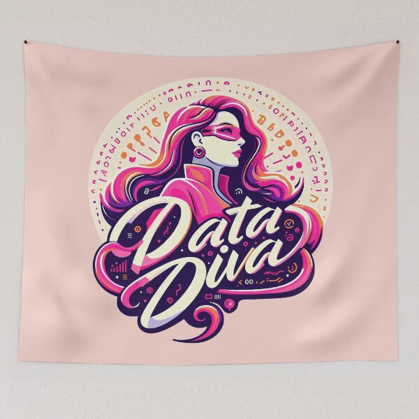 Item preview, Data Diva, typography designed and sold by maxmaj.