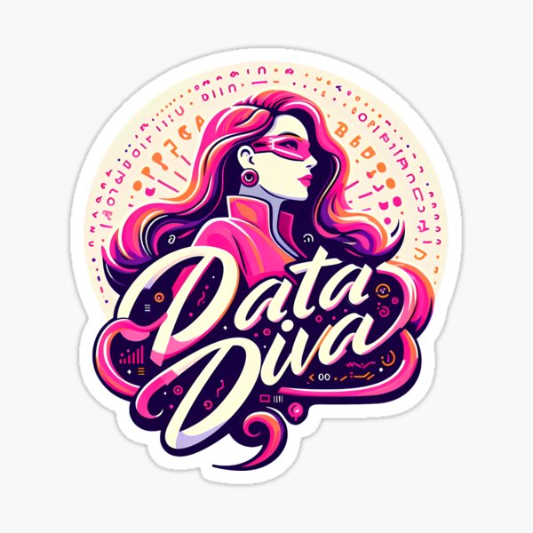 Item preview, Data Diva, typography designed and sold by maxmaj.