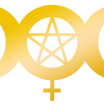 Artwork thumbnail, Triple Moon Goddess by TheMoonlightShop