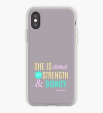 Proverbs 31 Print iPhone Case