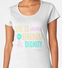Proverbs 31 Print Women's Premium T-Shirt