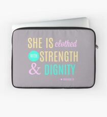 Proverbs 31 Print Laptop Sleeve
