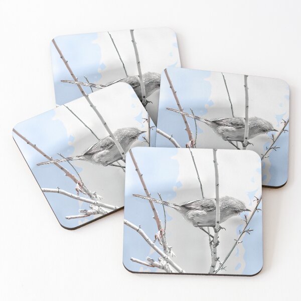 Item preview, Bushtit Searching for Insects designed and sold by CarolM.