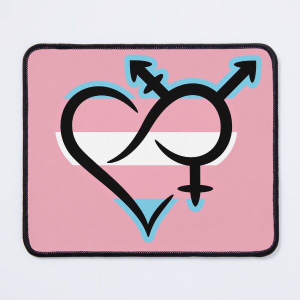 Item preview, Inclusivity & Love symbol TG Flag Pink designed and sold by Lahila Designs.