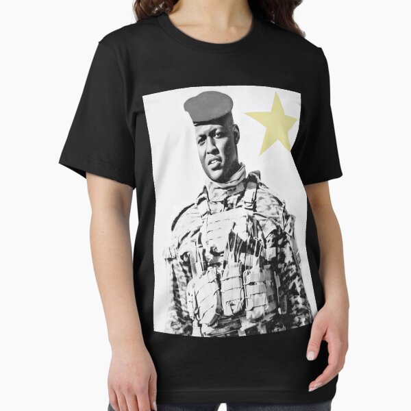 Item preview, Ibrahim Traoré (B&W) designed and sold by BlackOzean.
