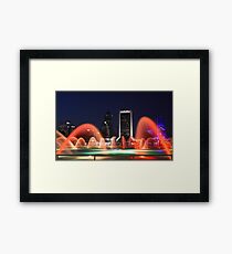 Friendship Fountain, Jacksonville Florida Framed Print