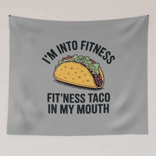 Item preview, I’m Into Fitness Taco | Funny Dad Taco Humor designed and sold by tmerchtrends.