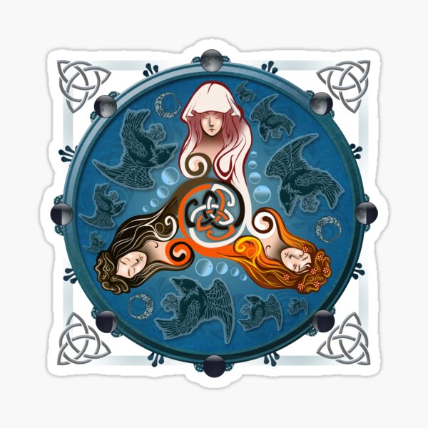 Item preview, Triquetra Goddesses designed and sold by TheMoonlightShop.