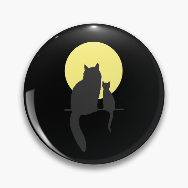 Item preview, black cat silhouette designed and sold by Dalbongju.