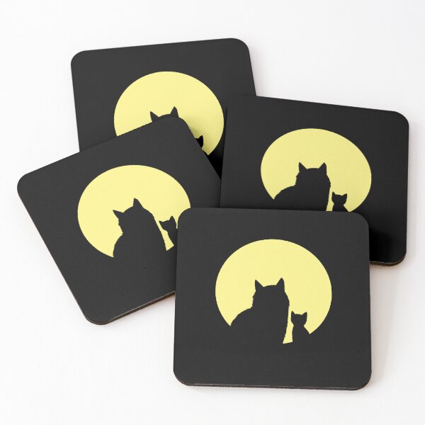 Item preview, black cat silhouette designed and sold by Dalbongju.