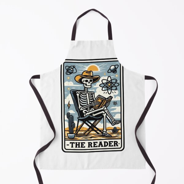 Item preview, The Reader Tarot, Skeleton reading Books The Reader Tarot designed and sold by HaydenMillepied.
