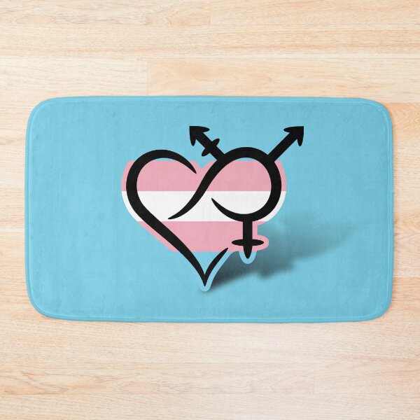 Item preview, Inclusivity & Love symbol TG Flag Blue designed and sold by Lahila Designs.