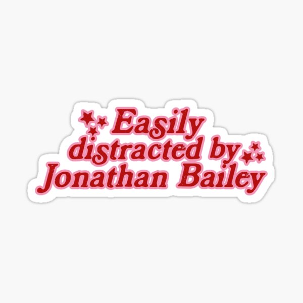 Item preview, Jonathan Bailey, Easily distracted by designed and sold by baranskini.