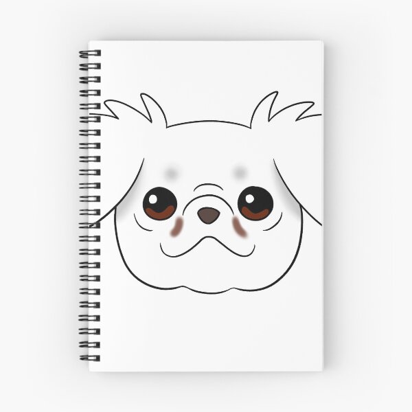 Item preview, Solid White Japanese Chin Tear Stains designed and sold by OliRoseArt.