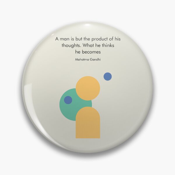 Item preview, Product of Thoughts Mahatma Gandhi Quote India Peace designed and sold by kakarikihill.