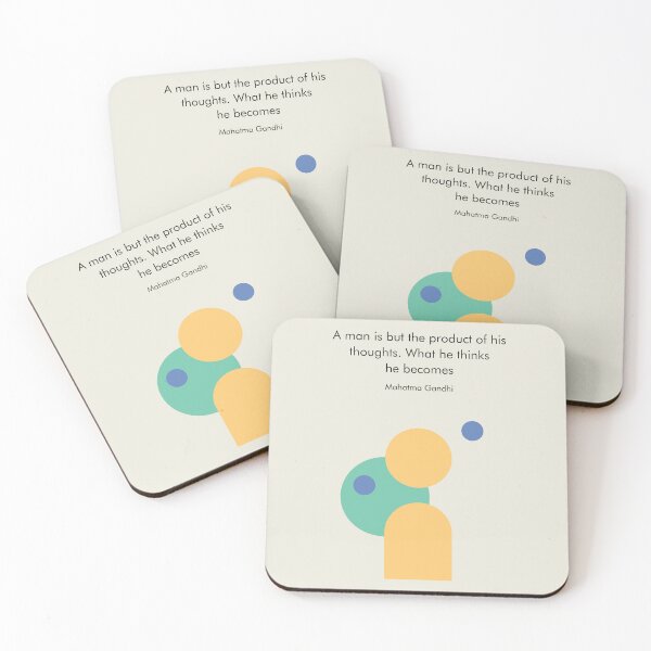 Item preview, Product of Thoughts Mahatma Gandhi Quote India Peace designed and sold by kakarikihill.