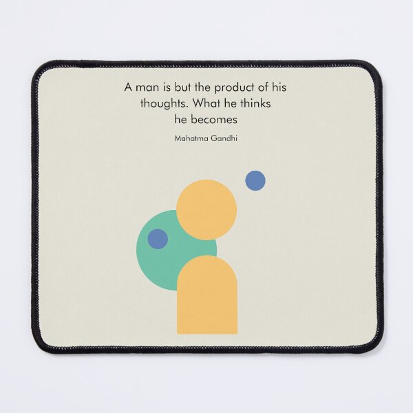 Item preview, Product of Thoughts Mahatma Gandhi Quote India Peace designed and sold by kakarikihill.