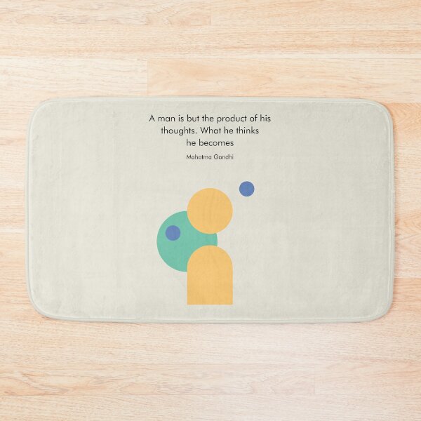 Item preview, Product of Thoughts Mahatma Gandhi Quote India Peace designed and sold by kakarikihill.