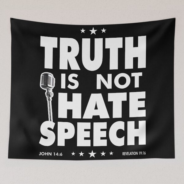 Item preview, TRUTH IS NOT HATE SPEECH designed and sold by Takin-Thepiss.