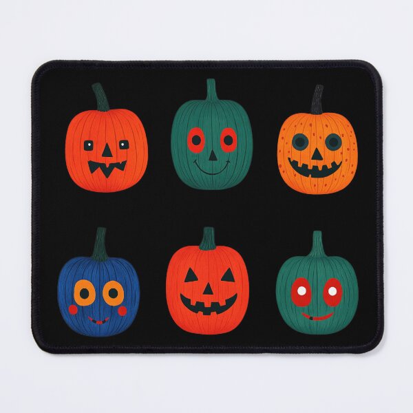 Item preview, Colorful Halloween Pumpkins designed and sold by GolDreamShop.