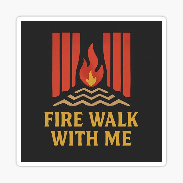 Item preview, Fire Walk With Me – Red Room Minimalist Edition designed and sold by MoodFruit.